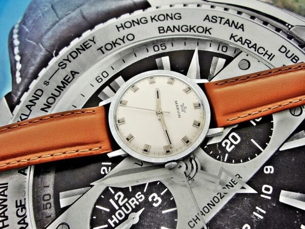 Beautiful very rare mechanical Marvin watch from the 1960s. - Image 6