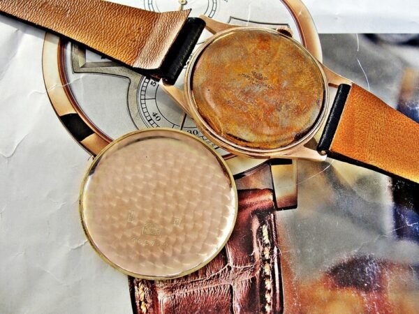 Large 14k gold Marvin watch from the 1950s. - Image 11