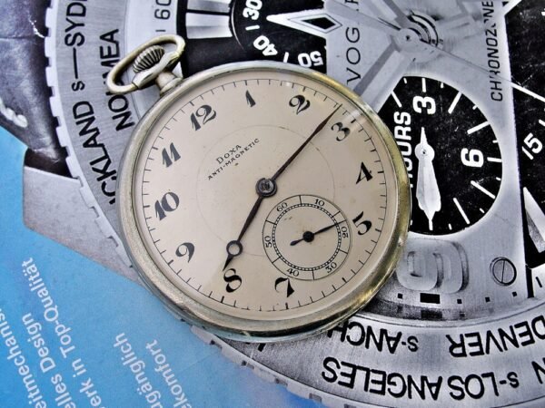 Nice Doxa pocket watch from the 1940 - Image 12