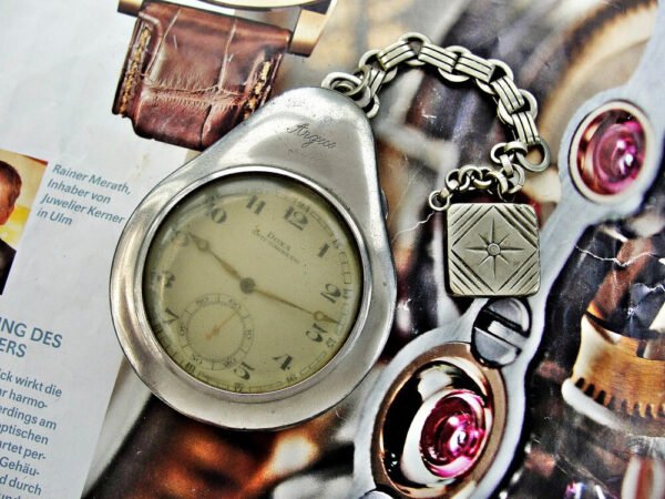 Nice Doxa pocket watch with metal holder from the 1920s - Image 8