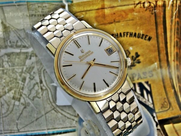 Beautiful Bulova Accutron tuning fork watch from the 1970s. - Image 3
