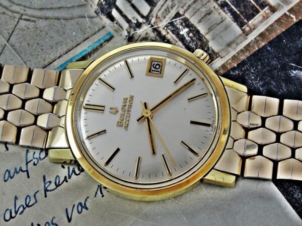 Beautiful Bulova Accutron tuning fork watch from the 1970s. - Image 6