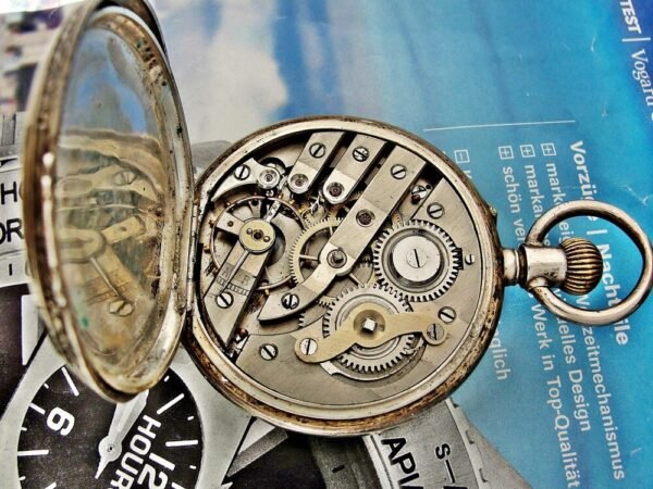 Beautiful double lid silver pocket watch from the early 1900s. - Image 14