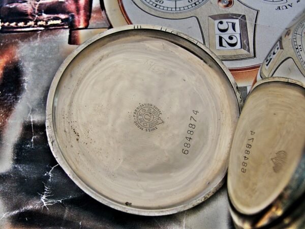 Beautiful porcelain dial Omega pocket watch from 1923. - Image 12