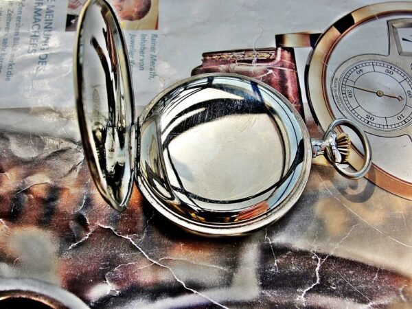 Beautiful porcelain dial Omega pocket watch from 1923. - Image 10