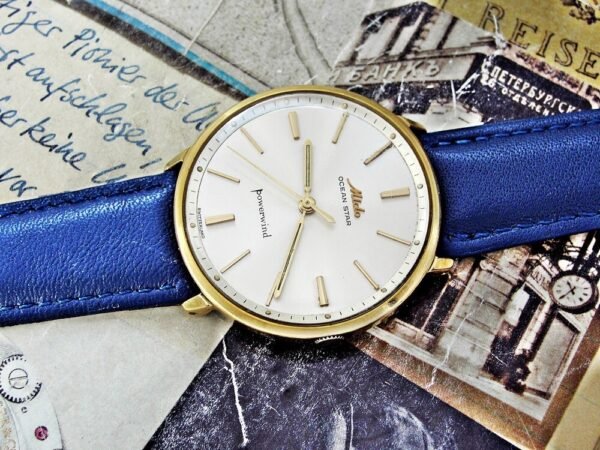 Nice Mido Ocean Star Powerwind automatic gold-plated watch from the 1960s. - Image 14