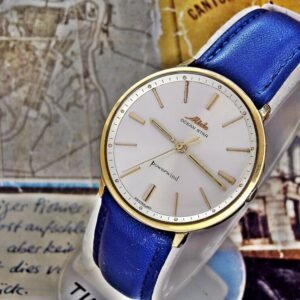 Nice Mido Ocean Star Powerwind automatic gold-plated watch from the 1960s.