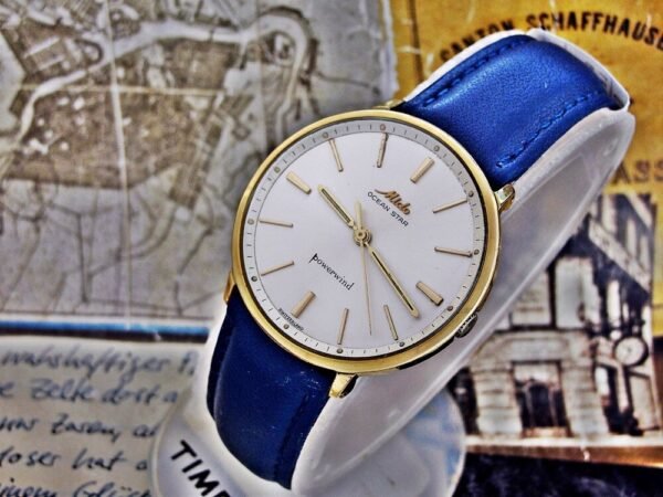 Nice Mido Ocean Star Powerwind automatic gold-plated watch from the 1960s. - Image 8