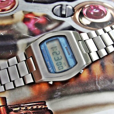 Nice steel Seiko LCD watch from the 1970s