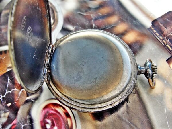 Omega pocket watch with iron case from the 1920s - Image 14