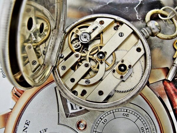 Rare porcelain dial key pocket watch from the year 1800. - Image 18